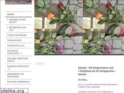 Sites similar to stolpersteine-ffo.de
