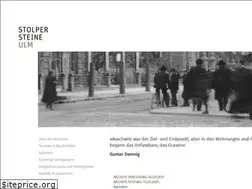 Sites similar to stolpersteine-fuer-ulm.de