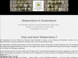 Sites similar to stolpersteine-guntersblum.de