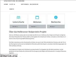 Sites similar to stolpersteine-heilbronn.de