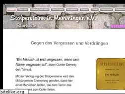 Sites similar to stolpersteine-memmingen.de