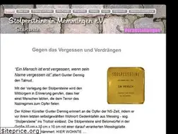 Sites similar to stolpersteine-mm.de