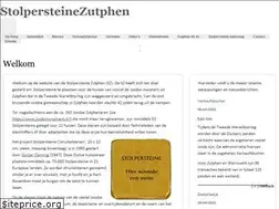 Sites similar to stolpersteinezutphen.nl