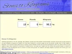 Sites similar to stonestokilograms.com