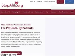 Sites similar to stopafib.org