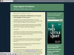 Sites similar to stopbaptistpredators.blogspot.com