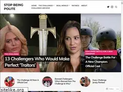Sites similar to stopbeingpolite.com