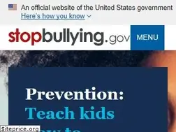 Sites similar to stopbullying.gov