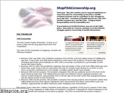 Sites similar to stopfdacensorship.org