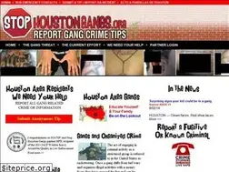 Sites similar to stophoustongangs.com