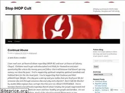 Sites similar to stopihopcult.wordpress.com