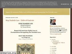 Sites similar to stopnoahidelaw.blogspot.com