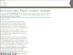 Sites similar to stoponlineabuse.org.uk