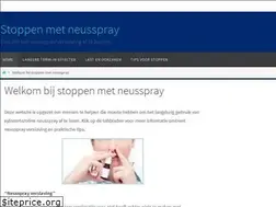 Sites similar to stoppenmetneusspray.nl