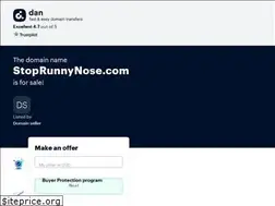 Sites similar to stoprunnynose.com