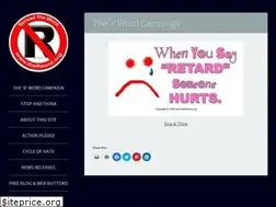 Sites similar to stopsayingretard.org
