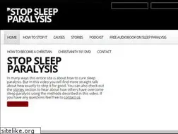 Sites similar to stopsleepparalysis.org