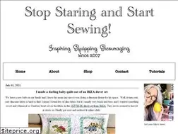 Sites similar to stopstaringandstartsewing.com