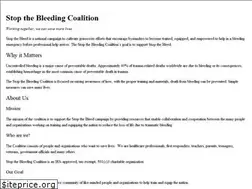 Sites similar to stopthebleedingcoalition.org
