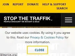 Sites similar to stopthetraffik.org