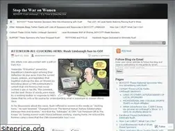 Sites similar to stopthewaronwomen.wordpress.com