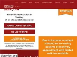 Sites similar to stopwatchurgentcare.com