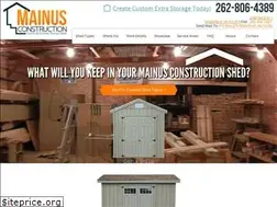 Sites similar to storageshedswisconsin.com