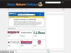Sites similar to store-return-policies.com