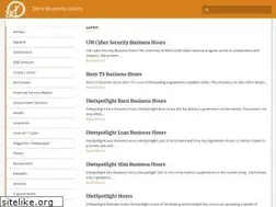 Sites similar to storebusinesshours.com