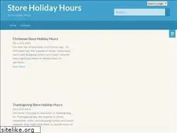 Sites similar to storeholidayhours.com