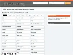 Sites similar to storeshours.com