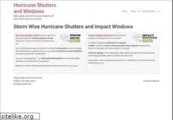 Sites similar to stormwisehurricaneshutters.com