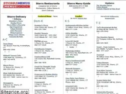 Sites similar to storrsmenus.com