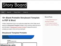 Sites similar to storyboardtemplate.info