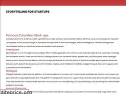 Sites similar to storytellingforstartups.ca