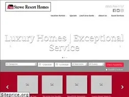 Sites similar to stoweresorthomes.com