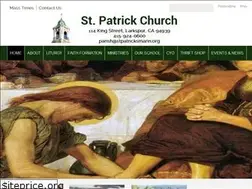 Sites similar to stpatricksparish.com