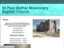 Sites similar to stpaulbethel.org