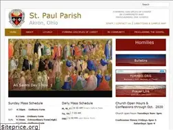 Sites similar to stpaulparishakron.org