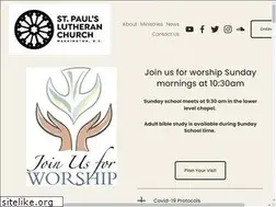Sites similar to stpaulslutherandc.org