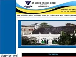 Sites similar to stpaulsmissionschoolkolkata.org
