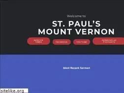 Sites similar to stpaulsmtvernon.org