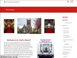 Sites similar to stpaulspawtucket.org
