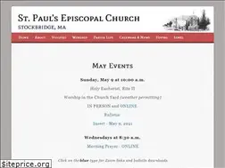 Sites similar to stpaulsstockbridge.org