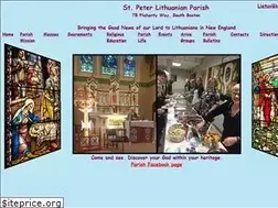 Sites similar to stpeterlithuanianparish.org