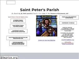 Sites similar to stpeterparish.us