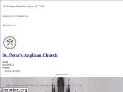 Sites similar to stpetersanglicanchurch.com