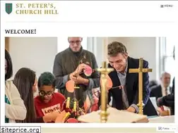 Sites similar to stpeterschurchhill.org