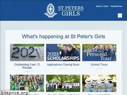 Sites similar to stpetersgirls.sa.edu.au