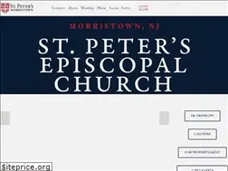 Sites similar to stpetersmorristown.org